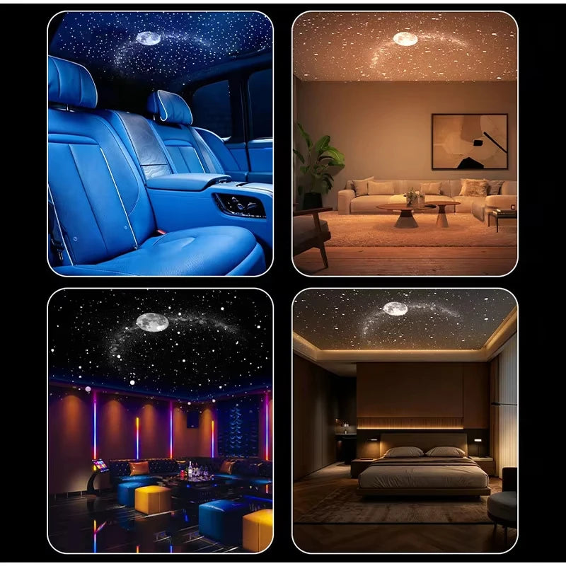 Lunova 2-in-1 Galaxy Projector & Night Light